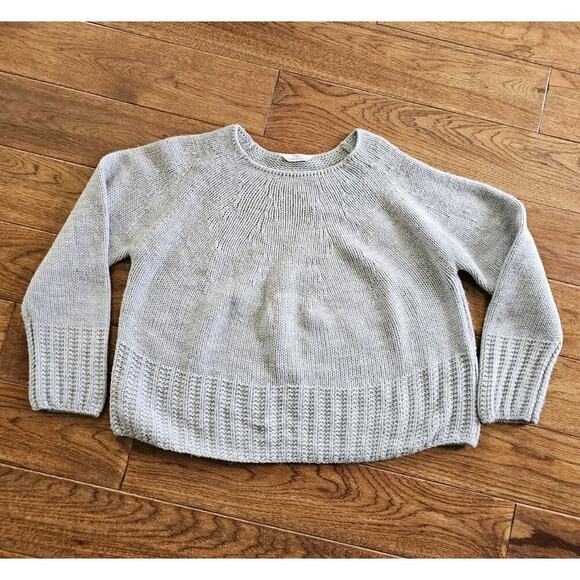 St. Michael From Mark & Spencer Wool Blend Knit Sweater Women's Size 12 Gray - Picture 5 of 7